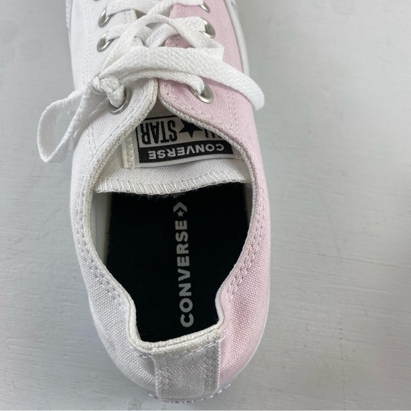 Converse Women’s AllStar Custom Color Pink‎ & White Low-Top Sneakers Sz 10 - Picture 13 of 15